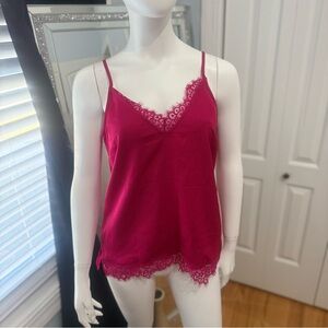 a new day Hot Pink Satin Cami